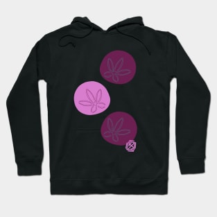 Pink and Maroon Sand Dollars Hoodie